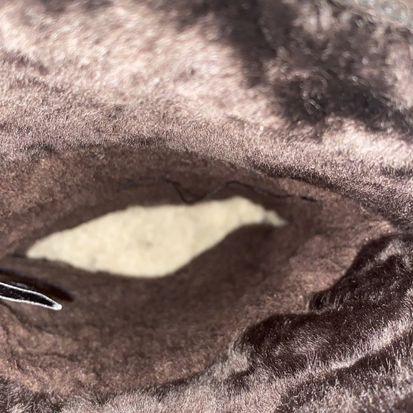 Bear Paw Boots Brown Suede Sheepskin Wool Blend Womens Size 11 - Picture 14 of 14